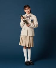 KQHTA01054 a.v.v KIDS(アー・ヴェ・ヴェ) [140-160]【卒服】チェックプリーツスカート ネイビー