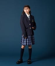 KQJTA01089 a.v.v KIDS(アー・ヴェ・ヴェ) [140-160]【卒服】エンブレム付きテーラードジャケット ネイビー