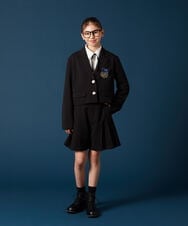 KQLTA01054 a.v.v KIDS(アー・ヴェ・ヴェ) [140-160]【卒服】タックキュロット ブラック