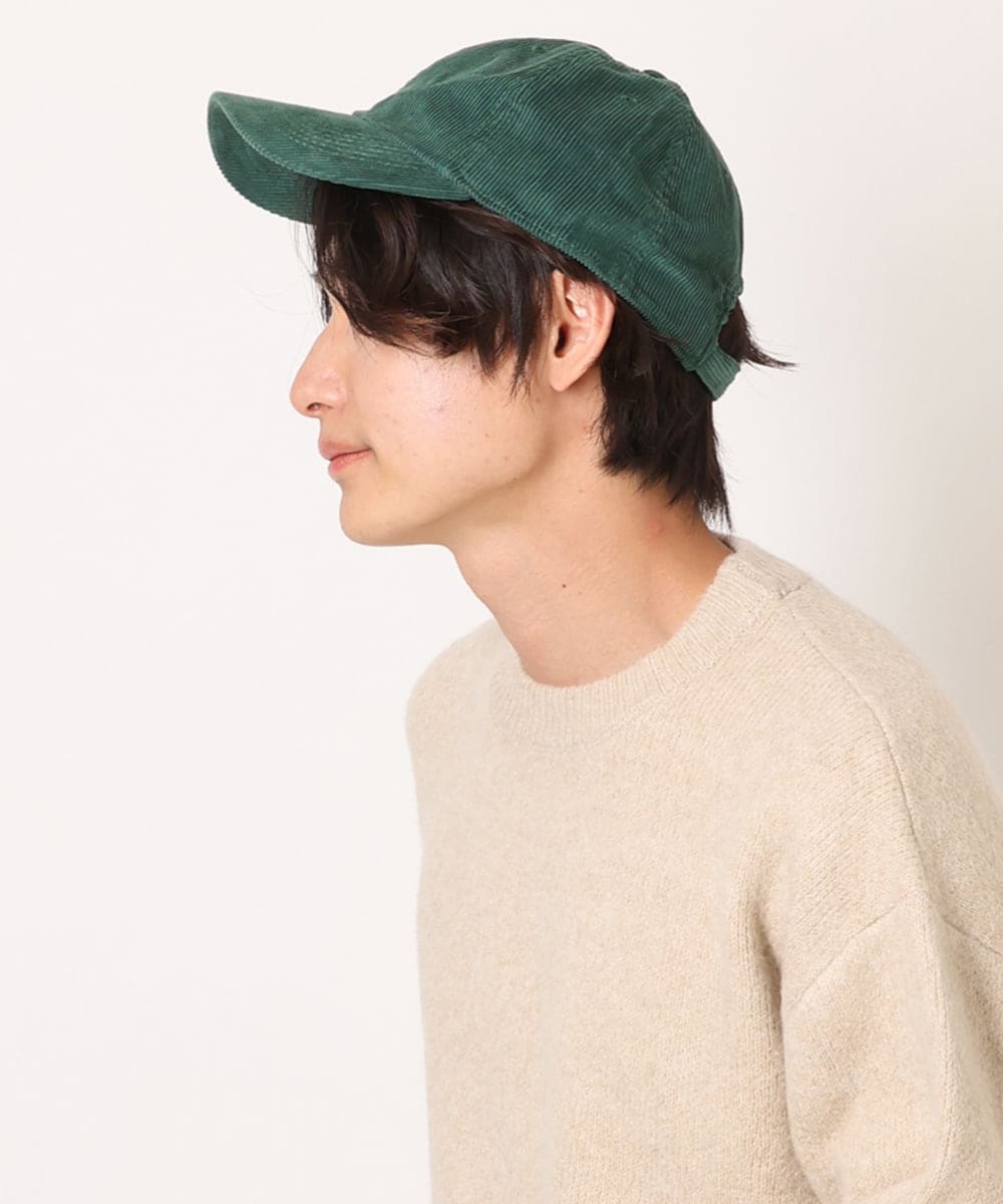 KT7AV87029 a.v.v MEN(アー・ヴェ・ヴェ) 【NEW HATTAN】コーデュロイキャップ グリーン