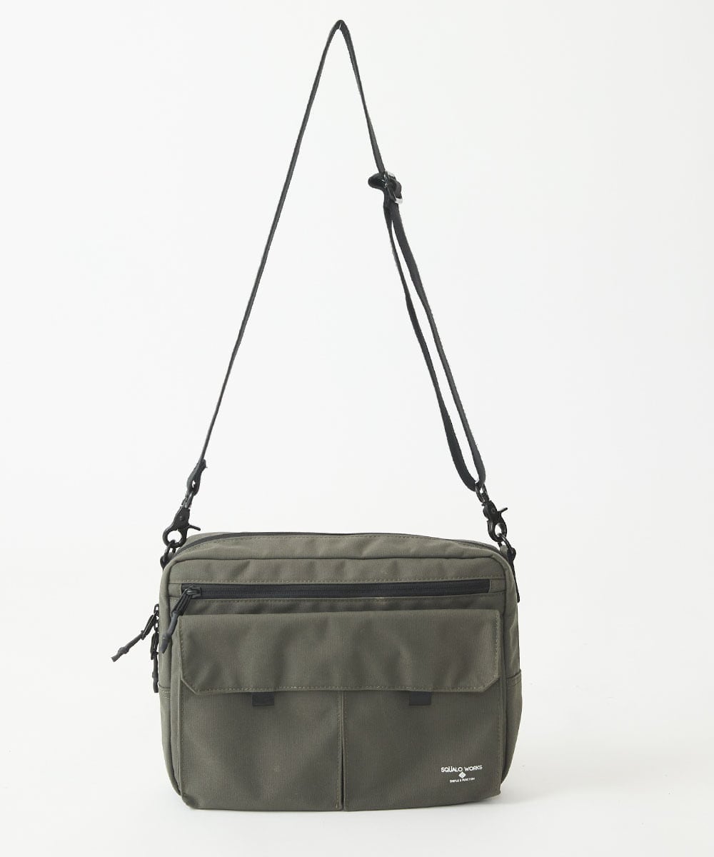 MD5AB72068 MK MICHEL KLEIN HOMME(MKミッシェルクランオム) Nylon OX SHOULDER BAG グレー