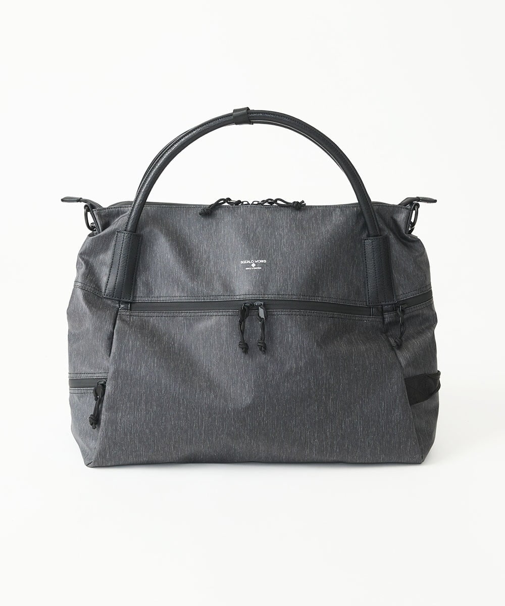 MK MICHEL KLEIN homme 2WAY GYM BOSTON 有難う BAG ミッシェルクランオム バッグ ボストンバッグ グレー