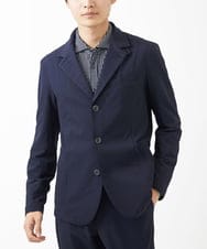 MKDGA63240 MK MICHEL KLEIN HOMME(MKミッシェルクランオム) コンバーティブルジャケット/ソロテックスエコサッカー ネイビー(57)