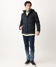 MKJAA22450 MK MICHEL KLEIN HOMME(MKミッシェルクランオム) 【限定展開】ダウンブルゾン / メモリークロス ネイビー