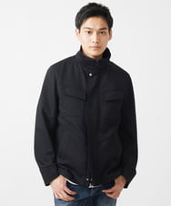 MKJAC07272 MK MICHEL KLEIN HOMME(MKミッシェルクランオム) 【ライナー付き】2WAYブルゾン / TEC EASY JERSY ブラック