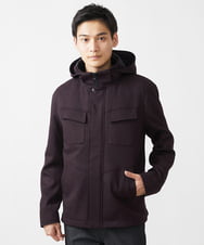 MKJAC07272 MK MICHEL KLEIN HOMME(MKミッシェルクランオム) 【ライナー付き】2WAYブルゾン / TEC EASY JERSY ブラック