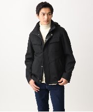 MKJAC07272 MK MICHEL KLEIN HOMME(MKミッシェルクランオム) 【MonoMax掲載】2WAYブルゾン / TEC EASY JERSY ブラック