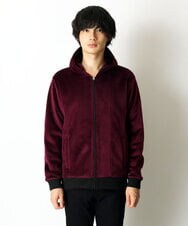 MKJAU29130 MK MICHEL KLEIN HOMME(MKミッシェルクランオム) ベロアパーカー パープル(77)