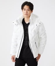 MKJAX80220 MK MICHEL KLEIN HOMME(MKミッシェルクランオム) シームレス / 中綿ブルゾン ホワイト(90)