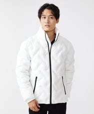 MKJAX80220 MK MICHEL KLEIN HOMME(MKミッシェルクランオム) シームレス / 中綿ブルゾン ホワイト(90)