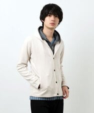 MKJDU36150 MK MICHEL KLEIN HOMME(MKミッシェルクランオム) スエードパーカー アイボリー(80)