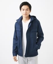 MKJGC10190 MK MICHEL KLEIN HOMME(MKミッシェルクランオム) M-65ブルゾン / TEC EASY JERSEY2025 ブルー