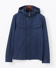 MKJGC10190 MK MICHEL KLEIN HOMME(MKミッシェルクランオム) M-65ブルゾン / TEC EASY JERSEY2025 ブルー