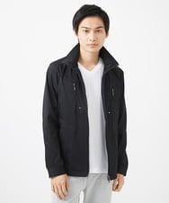 MKJGC11210 MK MICHEL KLEIN HOMME(MKミッシェルクランオム) ミリタリーブルゾン/サテンリバーストレッチ ブラック