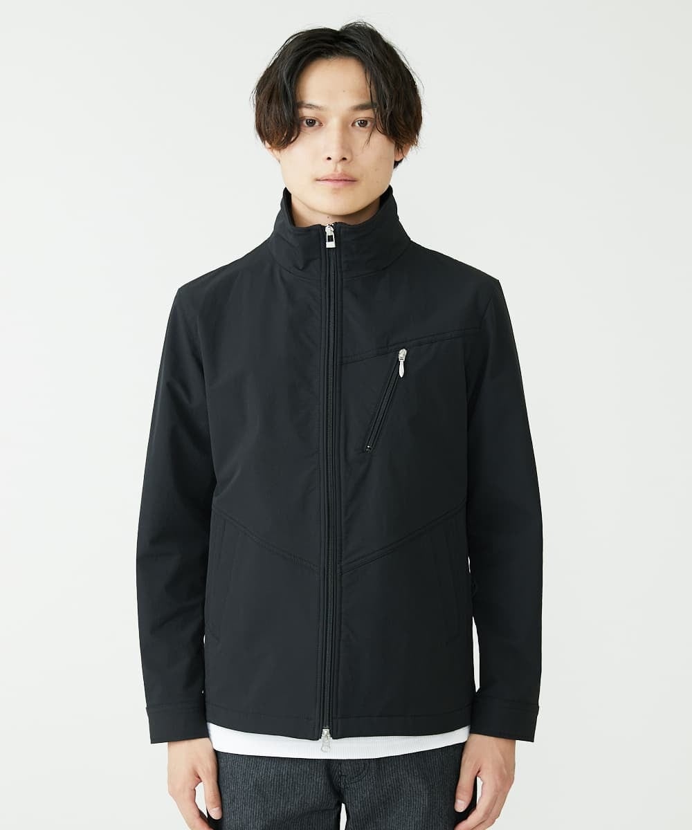 MKJJU02230 MK MICHEL KLEIN HOMME(MKミッシェルクランオム) フーディーブルゾン / CORDURA ストレッチクロス ブラック(94)