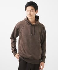 MKKAC11090 MK MICHEL KLEIN HOMME(MKミッシェルクランオム) プルオーバーパーカー/ポンチスエード ベージュ