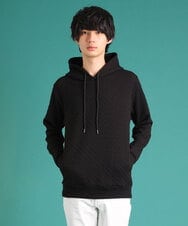 MKKDU25090 MK MICHEL KLEIN HOMME(MKミッシェルクランオム) フクレ パーカー ブラック(94)