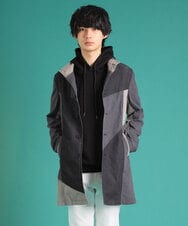 MKKDU25090 MK MICHEL KLEIN HOMME(MKミッシェルクランオム) フクレ パーカー ブラック(94)