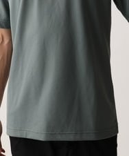 MKKGC18079 MK MICHEL KLEIN HOMME(MKミッシェルクランオム) ショールカラーTシャツ カーキ