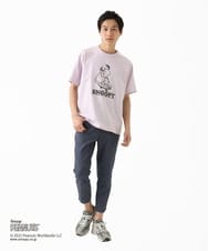 MKKGC84069 MK MICHEL KLEIN HOMME(MKミッシェルクランオム) ビンテージスヌーピーTシャツ ピンク