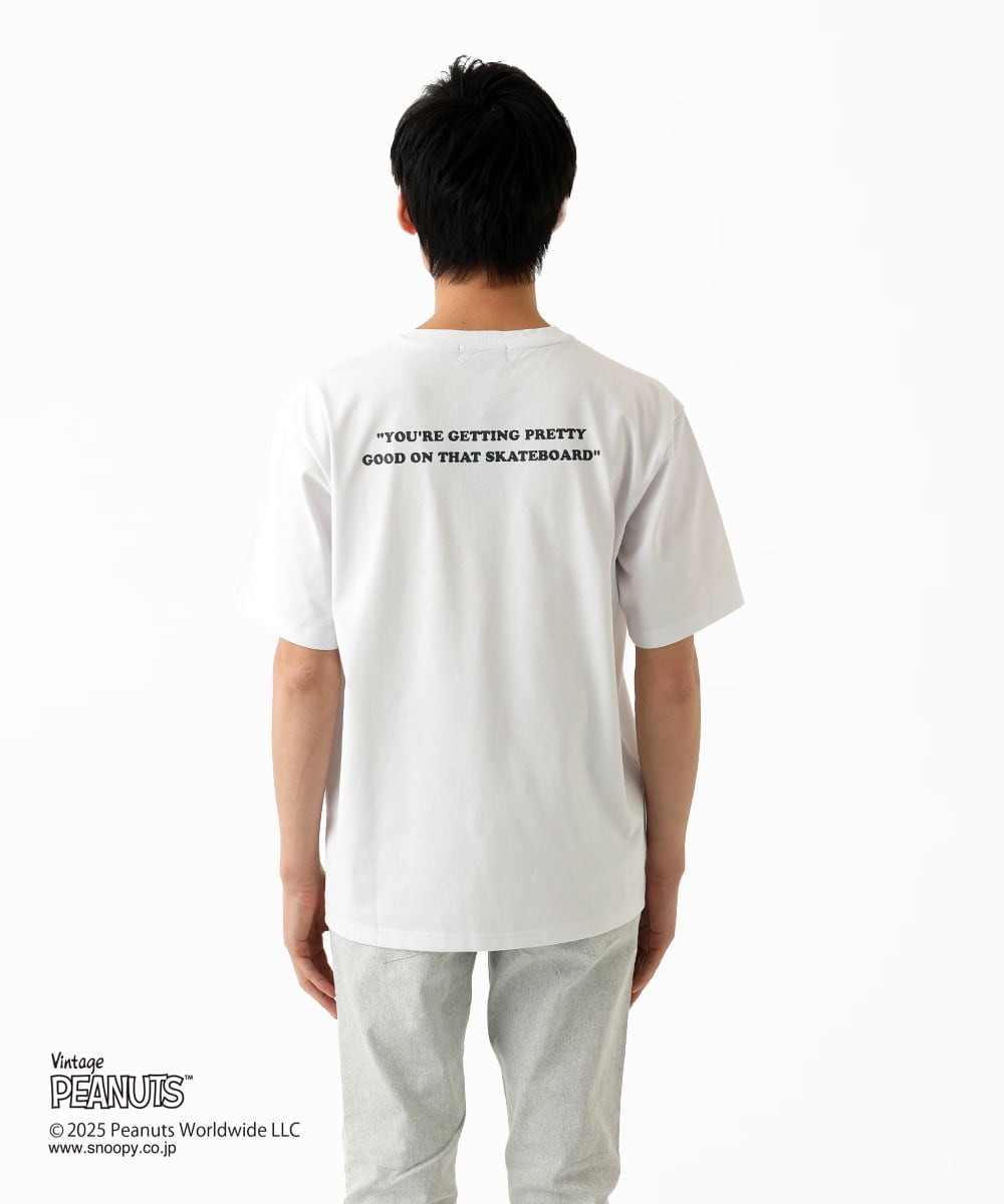 MKKGC84069 MK MICHEL KLEIN HOMME(MKミッシェルクランオム) ビンテージスヌーピーTシャツ ホワイト