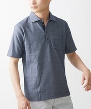 MKKGV52090 MK MICHEL KLEIN HOMME(MKミッシェルクランオム) 【大きいサイズあり】ポロシャツ/サッカージャージ ブルー