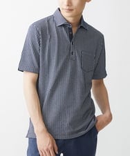 MKKGV52090 MK MICHEL KLEIN HOMME(MKミッシェルクランオム) 【大きいサイズあり】ポロシャツ/サッカージャージ ネイビー