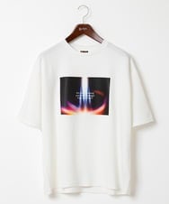 MKKHX78063 MK MICHEL KLEIN HOMME(MKミッシェルクランオム) Tシャツ/ダンボールニットスピリチュアルプリント ホワイト