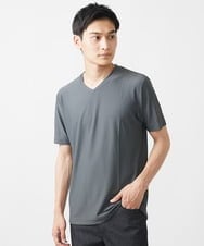 MKKIX52059 MK MICHEL KLEIN HOMME(MKミッシェルクランオム) 【大きいサイズあり】カットソー/パルスウェーブジャガード アイボリー