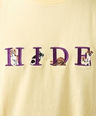 MKKIX88045 MK MICHEL KLEIN HOMME(MKミッシェルクランオム) 【ユニセックスで着られる】Tシャツ/HIDE&SEEKアニマル刺繍 ダークグレー