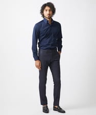 MNBAA54200 MICHEL KLEIN HOMME(ミッシェルクラン オム) 《日本製》イージーケアーボタンダウン長袖シャツ ネイビー(57)