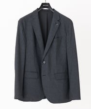 MNDAA50450 MICHEL KLEIN HOMME(ミッシェルクラン オム) 総柄テーラードジャケット セットアップ ブラック(94)