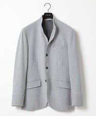 MNDAA57530 MICHEL KLEIN HOMME(ミッシェルクラン オム) スタンドカラーストレッチジャケット グレー(92)