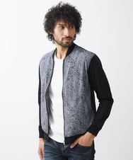 MNJAA50450 MICHEL KLEIN HOMME(ミッシェルクラン オム) コンビネーションMA-1ブルゾン ブラック(94)