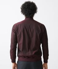 MNJAA59330 MICHEL KLEIN HOMME(ミッシェルクラン オム) リブ編みナイロンMA-1ブルゾン パープル（77）