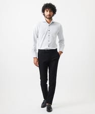 MNLAC61230 MICHEL KLEIN HOMME(ミッシェルクラン オム) プレビアへリンボンスラックスパンツ 撥水 ブラック(94)