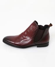 MO6AC51400 MICHEL KLEIN HOMME(ミッシェルクラン オム) 《日本製》エンボス加工レザーブーツ パープル(77)