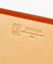 MSYAQ03080 MK MICHEL KLEIN HOMME(MKミッシェルクランオム) イタリアンレザーカードケース ベージュ