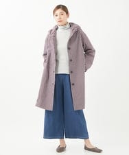 NGUEA30590 GIANNI LO GIUDICE(ジャンニ ロ ジュディチェ) オーガニックコットンチェックコート レッド