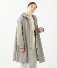 NGUEA30590 GIANNI LO GIUDICE(ジャンニ ロ ジュディチェ) オーガニックコットンチェックコート ベージュ