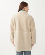 リバーシブル]ウール混ボアコート(その他のコート・ブルゾン) | GIANNI