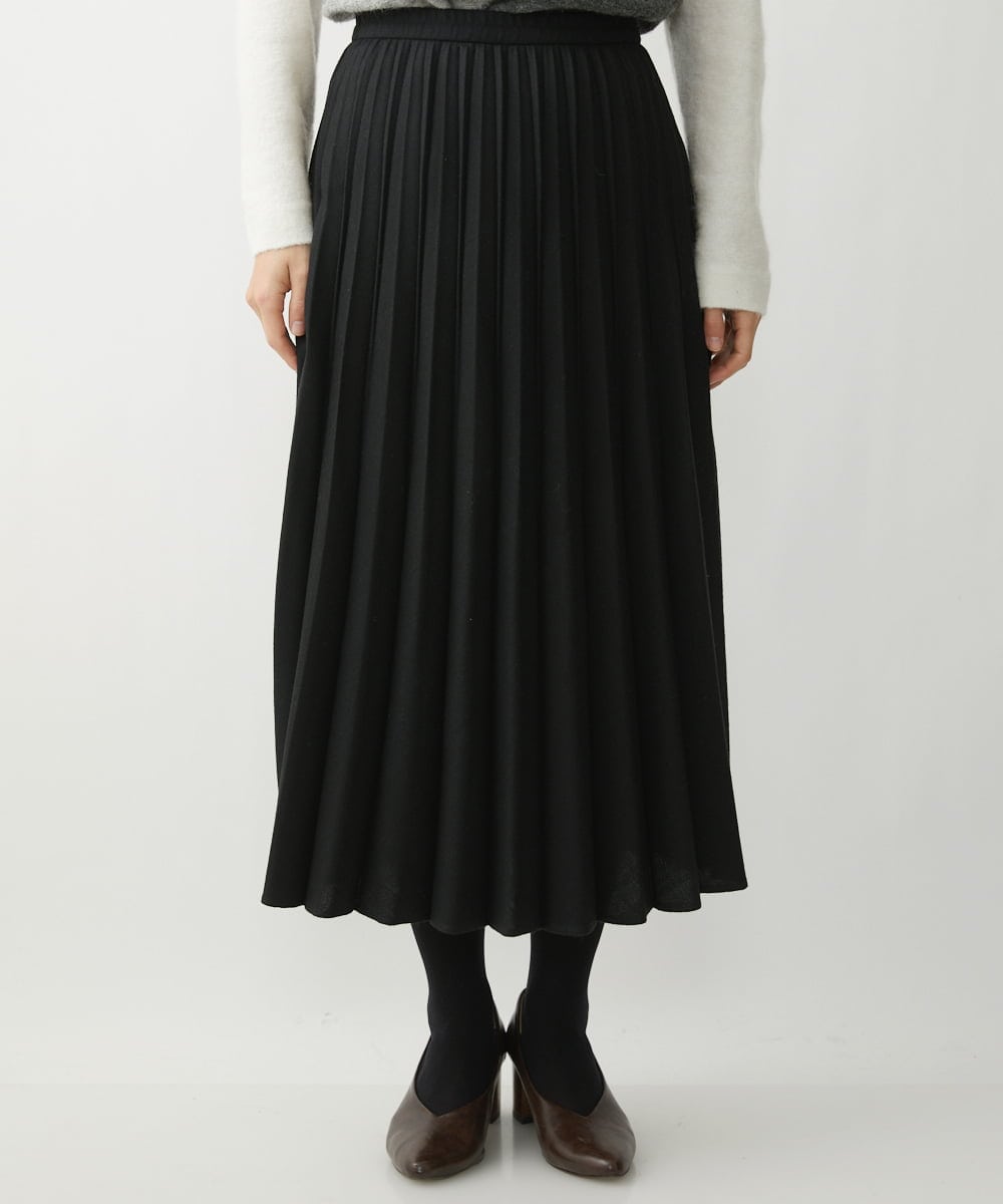 セットアップ対応]ウール混ビエラスカート(ミモレ丈スカート) | GIANNI