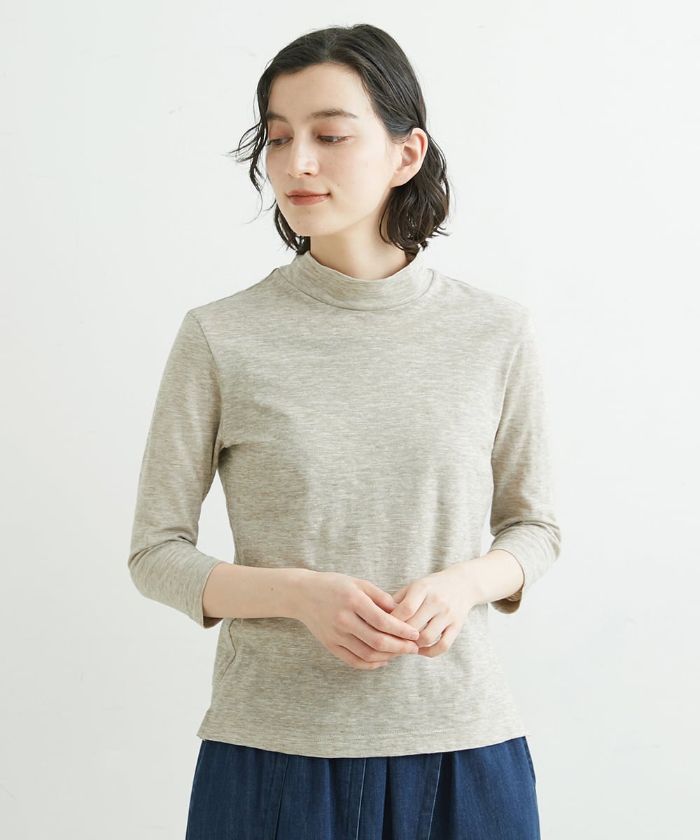通販 人気】 Tシャツ/カットソー(七分/長袖) Blouse Jacquard shoulder 