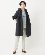 NHLEB51270 GIANNI LO GIUDICE(小さいサイズ)(メゾン ドゥ サンク) [日本製]デニムレースパンツ ネイビーブラック