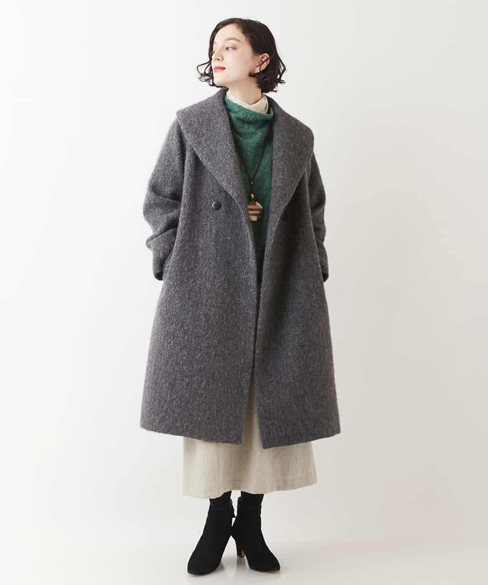 売れ筋商品 long alpaca coat coat(アルパカコート) 【極上】着画