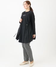 OLCDA02099 eur3(エウルキューブ) 【大きいサイズ】シアージョーゼットジレ ブラック(94)