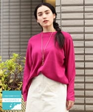 OLFAS03060 eur3(エウルキューブ) 【大きいサイズ】プチハイネックニット ピンク(03)