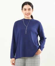 OLFAS03060 eur3(エウルキューブ) 【大きいサイズ】プチハイネックニット ネイビー(57)