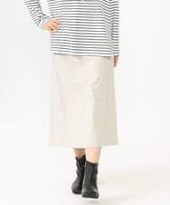 OLHLV05099 eur3(エウルキューブ) 【大きいサイズ】ストレッチタイトスカート グレージュ(89)