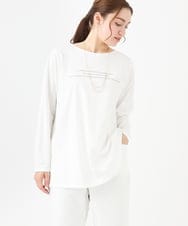 OLKDA04059 eur3(エウルキューブ) 【大きいサイズ】コットンロゴTシャツ ホワイト(90)